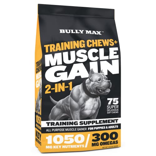 Book Cover Bully Max Muscle Building Chews for Dogs