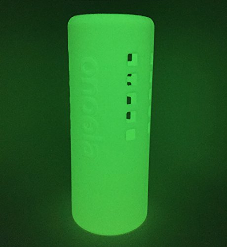 Book Cover Onoola Silicone Sleeve for Hydro Flask Water Bottles (Multiple Sizes & Colors) (Glow in The Dark, 32oz)