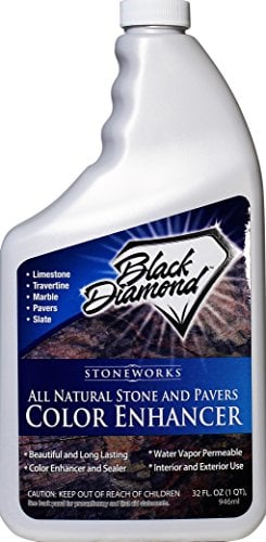 Book Cover Color Enhancer Sealer for All-Natural Stone and Pavers. Marble, Travertine, Limestone, Granite, Slate, Concrete, Grout, Brick, Block.
