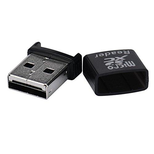 Book Cover Bolayu MINI Super Speed Micro SD/SDXC TF USB 2.0 Card Reader Adapter (Black)