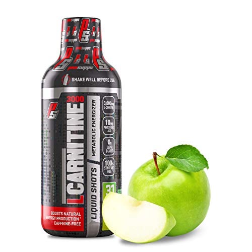 Book Cover Pro Supps L-Carnitine 3000, Green Apple, 473 ml