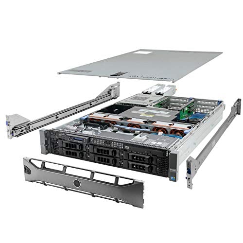 Book Cover High-End Virtualization Server 12-Core 128GB RAM 12TB RAID Dell PowerEdge R710 Bezel and Rails (Renewed)