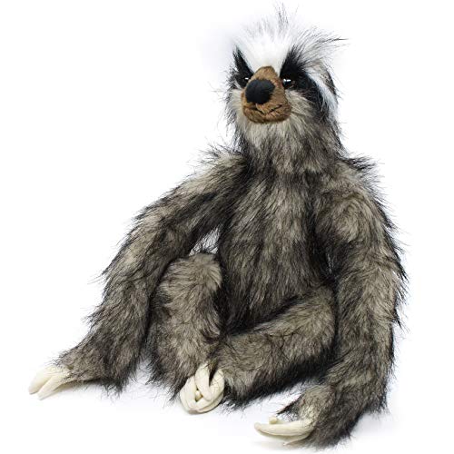Book Cover VIAHART Shlomo The Three-Toed Sloth - 18 Inch Super Realistic Large Stuffed Animal Plush Toy with Magnetic Paws - by Tiger Tale Toys