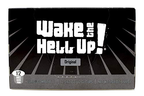 Book Cover Wake The Hell Up! K-Cups Ultra-Caffeinated Single Serve Capsules For Keurig K-Cup Brewers, 12 Count, 2.0 Compatible Pods