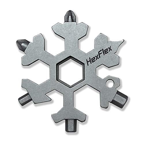 Book Cover Multi-tool Standard Metric Snowflake, Stainless Steel