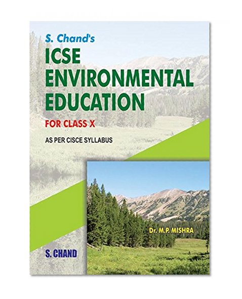 Book Cover S.Chand'S ICSE Environment Education Class X