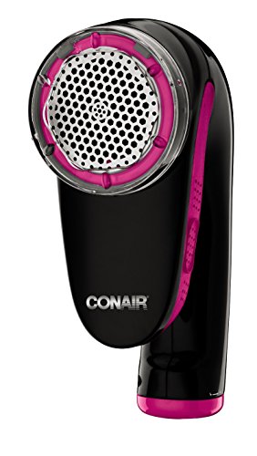 Book Cover Conair Fabric Defuzzer - Shaver; Battery Operated; Black / Pink