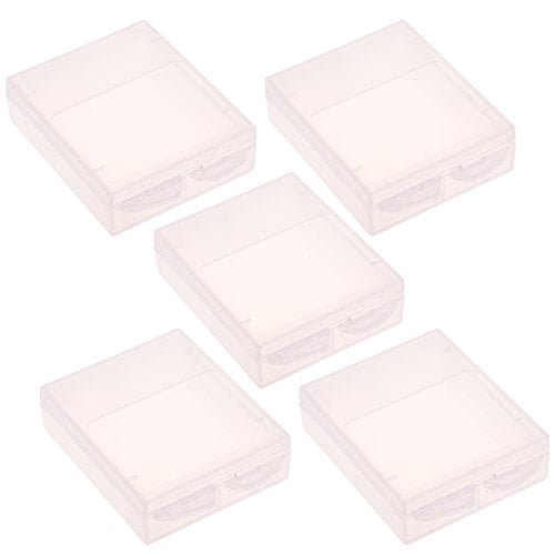 Book Cover Cosmos Â® Pack of 5 Clear Color Plastic Protective Storage Case Boxes Holder for Gopro Hero 4 Battery, AHDBT-401