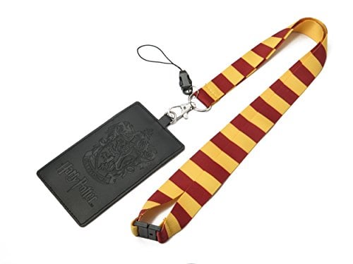 Book Cover HARRY POTTER Gryffindor School Crest Lanyard with Multiple Card Holder Slots