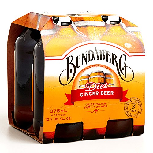 Book Cover Bundaberg Diet Ginger Beer 4-Pack 11.5 oz each (2 Items Per Order)