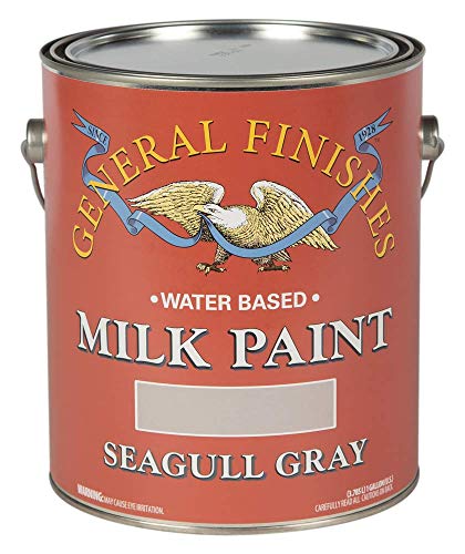 Book Cover General Finishes Water Based Milk Paint, 1 Gallon, Seagull Gray