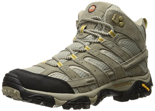 Book Cover Merrell Women's Moab 2 Vent Mid Hiking Boot, Taupe, 7.5 W US
