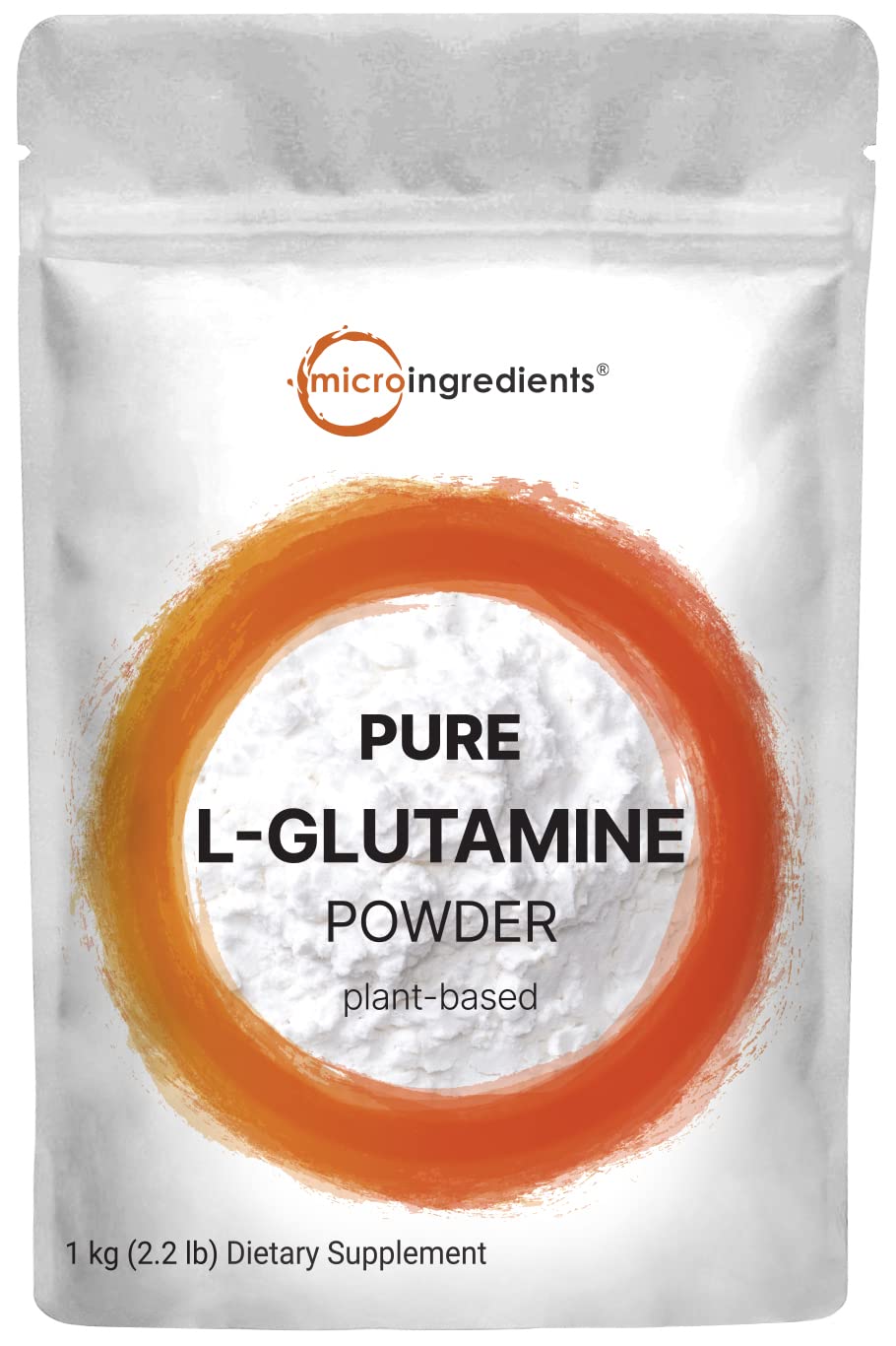 Book Cover L Glutamine Powder Gut Health, 1Kg, 100% Pure, Free Form - Unflavored- Vegan Friendly, No Filler, No additives, Supports Muscle Recovery, Post Workout | Non-GMO & Gluten-Free