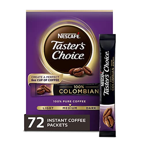 Book Cover Nescafe Taster's Choice Instant Coffee, Colombian, 16 count (Pack of 8)