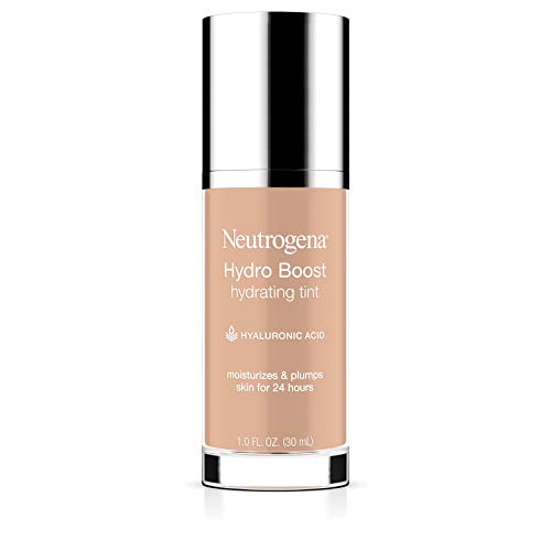 Book Cover Neutrogena Hydro Boost Hydrating Tint with Hyaluronic Acid, Lightweight Water Gel Formula, Moisturizing, Oil-Free & Non-Comedogenic Liquid Foundation Makeup, 30 Buff Color, 1.0 fl. oz