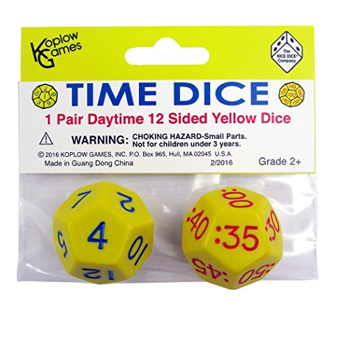 Book Cover TIME DICE PAIR OF YELLOW AM