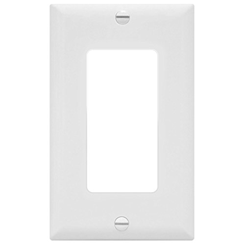 Book Cover ENERLITES Decorator Light Switch or Receptacle Outlet Wall Plate, Size 1-Gang 4.50