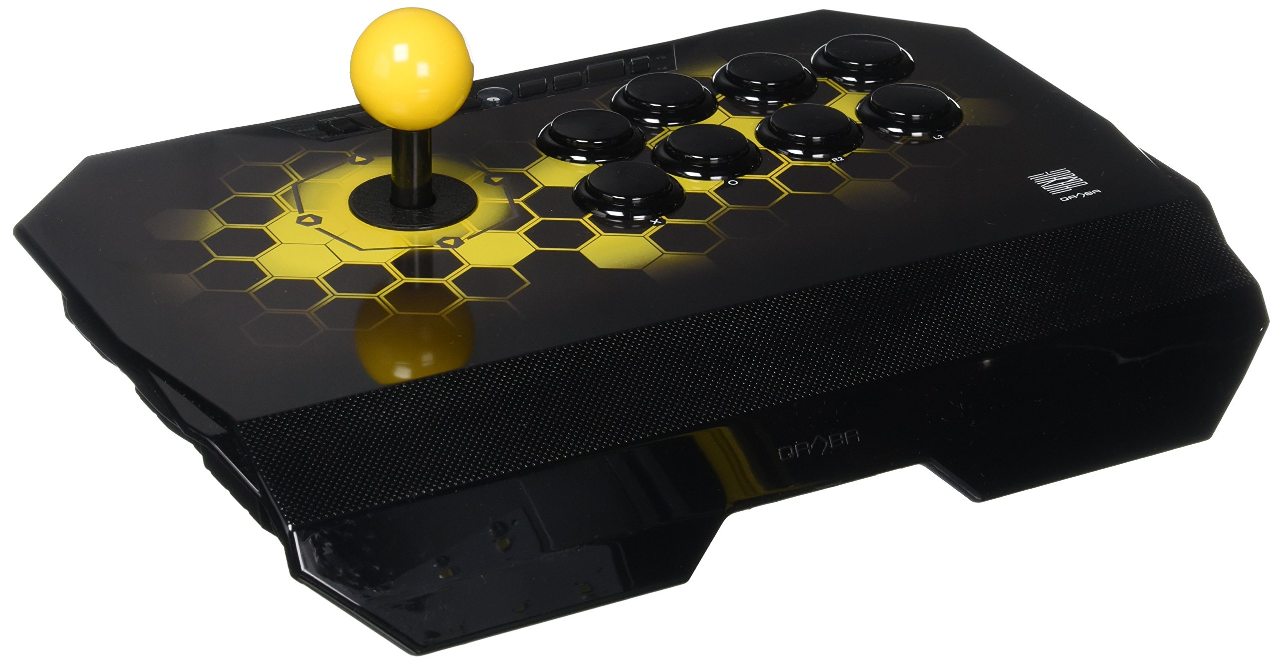 Book Cover Qanba Drone Joystick for PlayStation 4 and PlayStation 3 and PC (Fighting Stick) Officially Licensed Sony Product