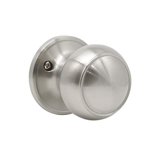 Book Cover Probrico Single Door Knobs and Handles Brushed Satin Nickel (Dummy, DL609)