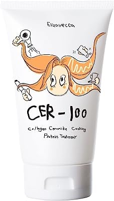 Book Cover Elizavecca CER100 Collagen Coating Hair Protein Treatment 100ml hair treatment before and after hair pack before and after hair mask, Limited Edition, 3.3 Fl Oz (BizAU_121)