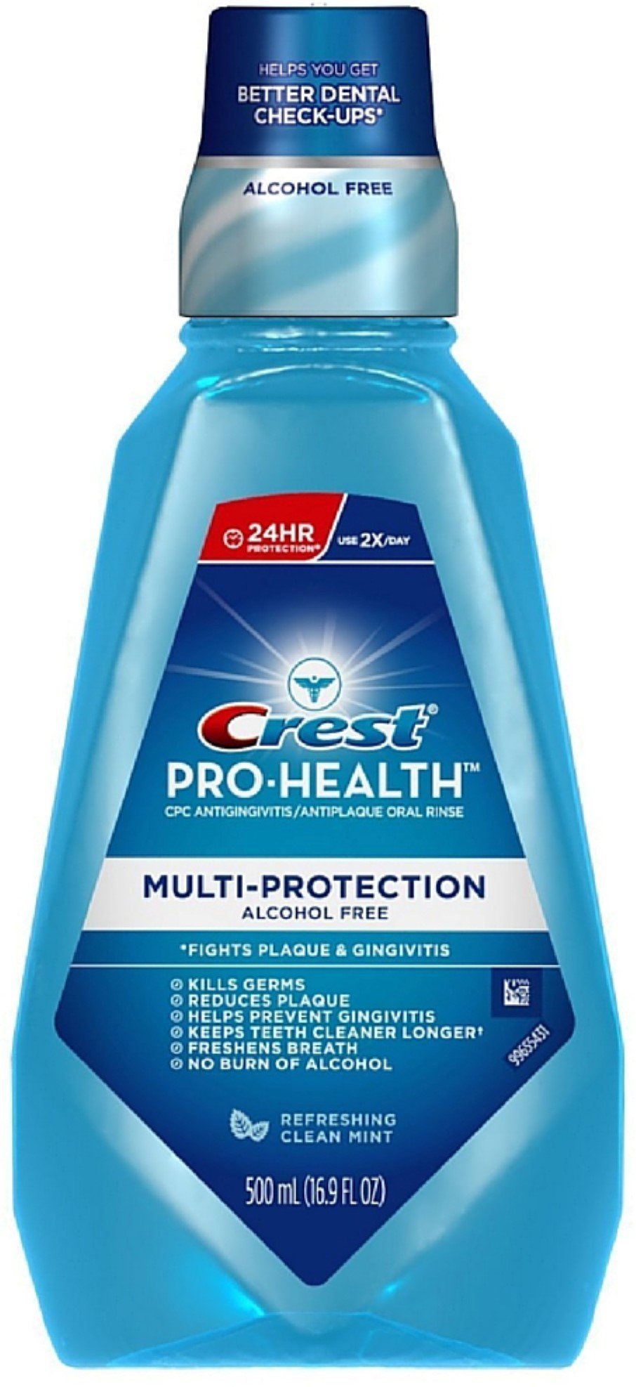 Book Cover Crest Pro-Health Multi-Protection Mouthwash, Refreshing Clean Mint 16.90 oz