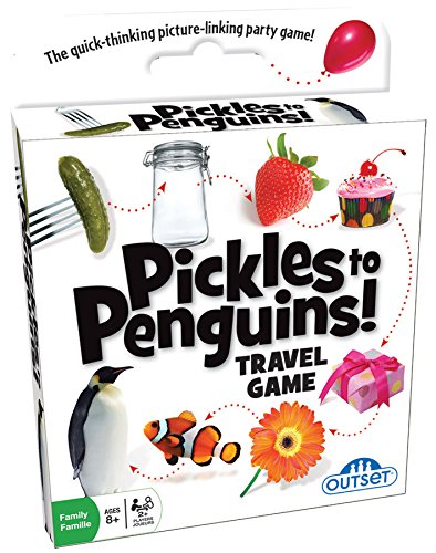 Book Cover Outset Media - Pickles To Penguins Travel Edition - the Quick Thinking Card Game