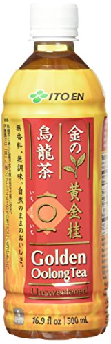 Book Cover Ito En Golden Oolong Tea, Unsweetened, 16.9 Fluid Ounce (Pack of 12)