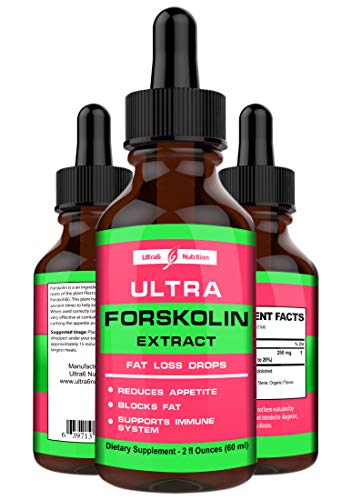 Book Cover Forskolin for Weight Loss - 100% Pure Forskolin Extract in Concentrated Liquid. An All-Natural Forskolin Max Strength Supplement. A Leading Solution for Natural Weight management. USA made.