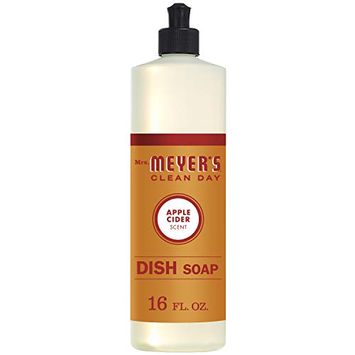 Book Cover Mrs. Meyer's Merge Dish Soap, Apple Cider, 16 Fluid Ounce
