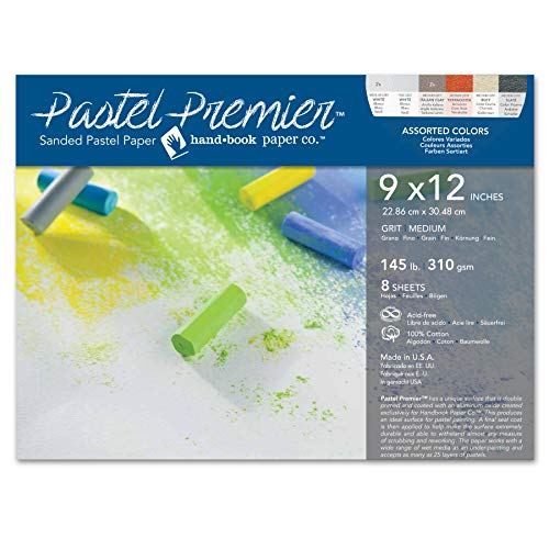 Book Cover Speedball Premier Sanded Pastel Paper, 9 x 12, Colors May Vary