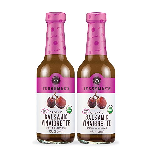 Book Cover Tessemae's All Natural Salad Dressing 2-Pack (Organic Balsamic)