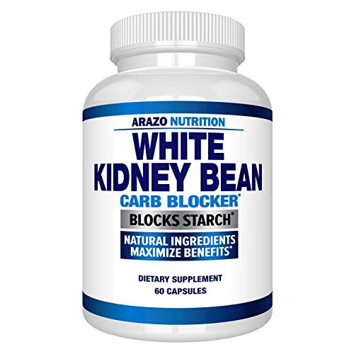 Book Cover White Kidney Bean Extract - 100% Pure Carb Blocker and Fat Absorber for Weight Support - Intercept Carbs â€“ Arazo Nutrition