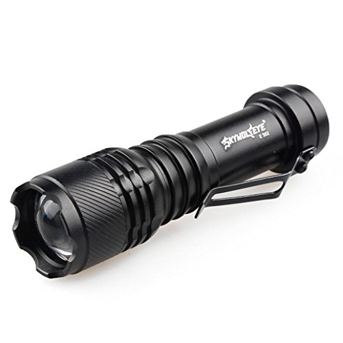 Book Cover Start 5000LM LED 3 Modes ZOOMABLE Torch Super Bright Flashlight