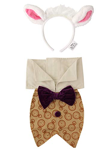 Book Cover Alice in Wonderland White Rabbit Costume Accessory Kit Standard