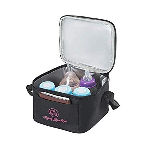 Book Cover Breast Milk Baby Bottle Cooler Bag For Insulated Breastmilk Storage w/ Air Tight Design to Lock in the Cold & Preserve Important Nutrients for Your Baby by Mommy Knows Best