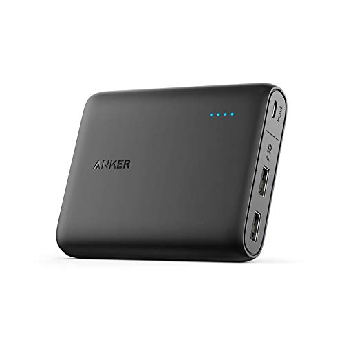Book Cover Anker PowerCore 10400 Portable Charger with PowerIQ for iPhone, iPad, Samsung Galaxy and More (Black)