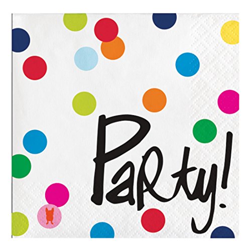 Book Cover French Bull Beverage Party Colorful Beverage Napkins-20pcs, Beverage, Birthday Dots