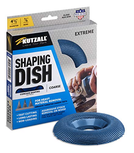 Book Cover Kutzall Extreme Shaping Dish - Coarse, 4-1⁄2
