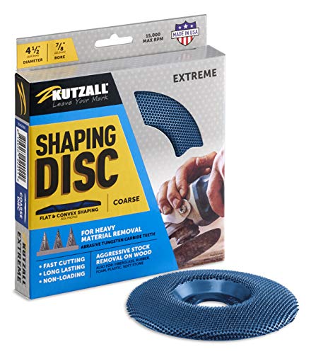 Book Cover Kutzall Extreme Shaping Disc - Coarse, 4-1⁄2