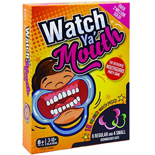 Book Cover Watch Ya' Mouth Family Edition - The Authentic, Hilarious, Mouthguard Party Game