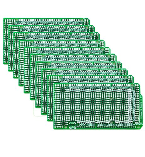 Book Cover CZH-LABS Electronics-Salon 10x Prototype PCB for Arduino Mega 2560 R3 Shield Board DIY