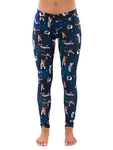 Book Cover Cats in Space Leggings - Galaxy Leggings with Cats Tights