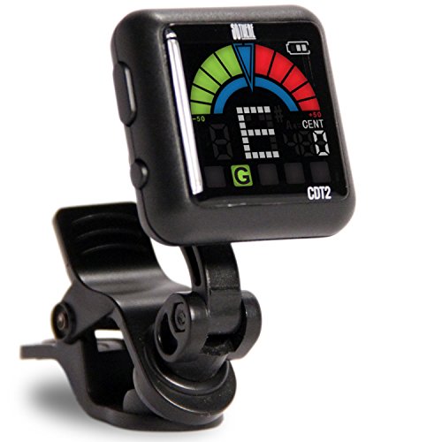 Book Cover So There Rechargeable Clip-on Tuner for Guitar, Bass, Ukulele, Violin & Other Stringed Instruments