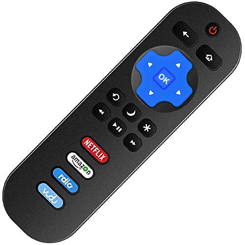 Book Cover Motiexic Replacement RC280 RC282 Remote Control Compatible with All TCL Roku TV 32S301 55S425 32S321 55US57 55S405 49S405 43S425 50S425 65s421 43S423 49S425 32S325 55S401 ect. (Include Remote Holder)