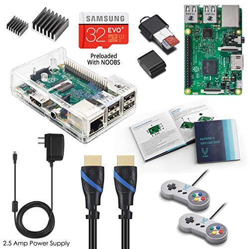 Book Cover Vilros Raspberry Pi 3 Retro Arcade Gaming Kit with 2 Classic USB Gamepads