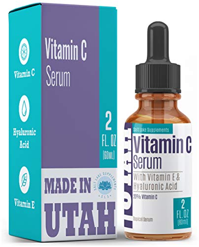 Book Cover Vitamin C Serum Face And Skin Rejuvenation With Hyaluronic Acid And Vitamin E Battles Signs Of Aging By Moisturizing And Boosting Antioxidant Levels For A Wrinkle-Free & Younger Skin