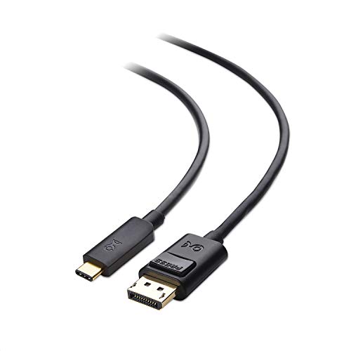 Book Cover Cable Matters USB C to DisplayPort 1.4 Cable (USB-C to DisplayPort Cable, USB C to DP Cable) Supporting 8K 60Hz in Black 3.3 ft - Thunderbolt 4 /USB4 /Thunderbolt 3 Compatible with MacBook Pro, XPS