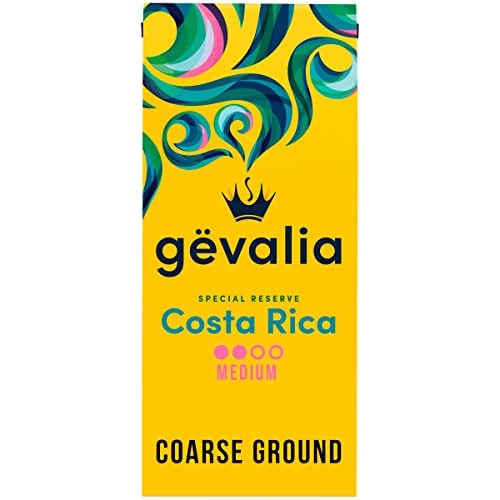 Book Cover Gevalia Special Reserve Costa Rica Single Origin Medium Roast Ground Coffee (10 Oz Bag)