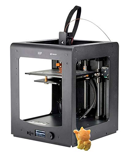 Book Cover Monoprice Maker Ultimate 3D Printer With Large Heated (200 x 200 x 175mm ) Build Plate, MK11 DirectDrive Extruder + Free Sample PLA Filament & 4GB MicroSD Card Preloaded With Printable 3D Models