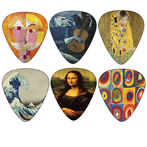Book Cover Creanoso Awesome Famous Arts Special Guitar Picks ((4) Famous Arts Theme)